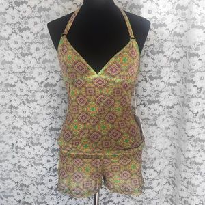 KORAL BEACH COVER UP ROMPER PLAYSUIT JUMPSUIT XS